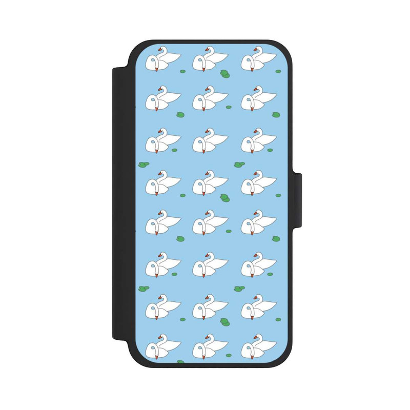 iPhone 12 mini NIVOflip Ducks Pattern Blue Pond