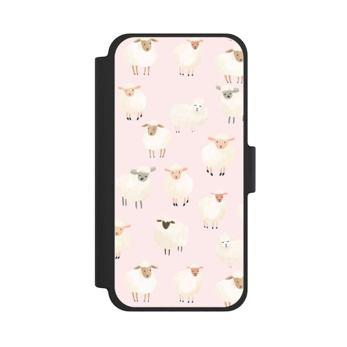 Apple iPhone 12 mini NIVOflip Sheep Pattern Light Pink with AI