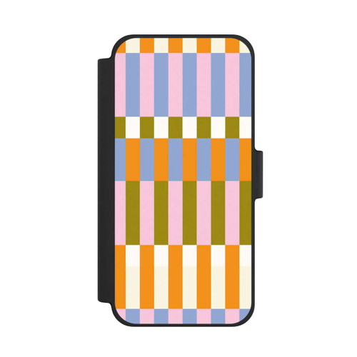 Apple iPhone 12 mini NIVOflip Thème à Carreaux Colorés et Audacieux