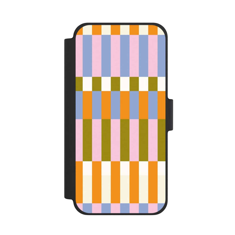 iPhone 12 mini NIVOflip Thème à Carreaux Colorés et Audacieux
