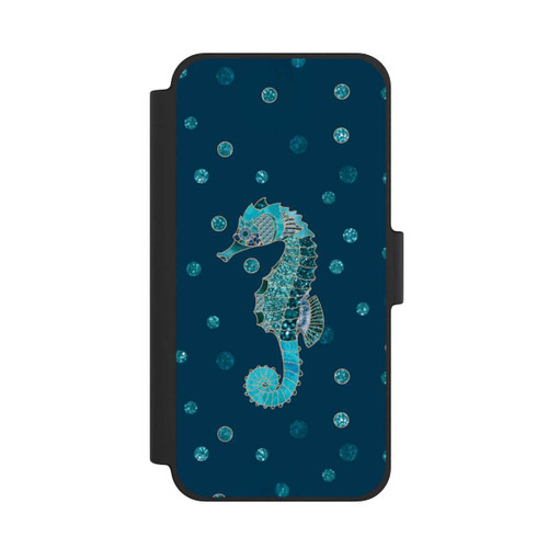 Apple iPhone 12 mini NIVOflip Glamour Sea Horse Art