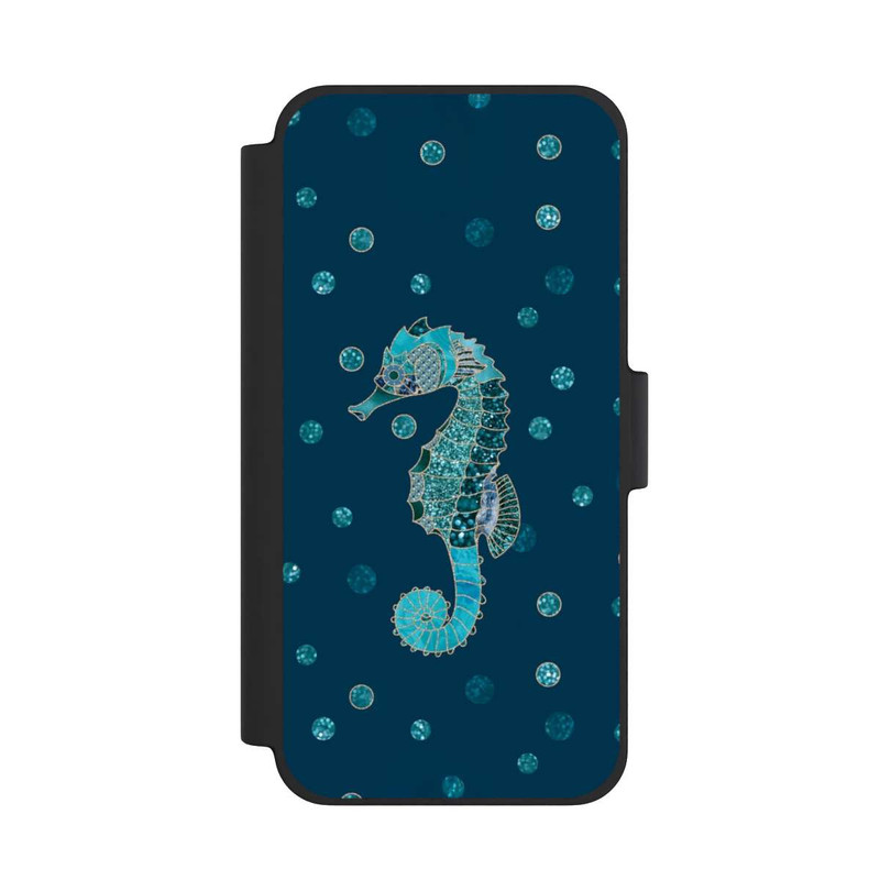 iPhone 12 mini NIVOflip Glamour Sea Horse Art