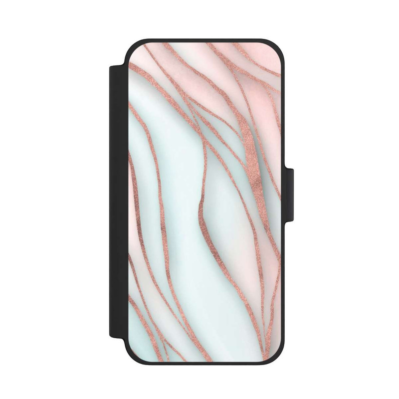iPhone 12 mini NIVOflip Soft Waves Gold Rose Gold