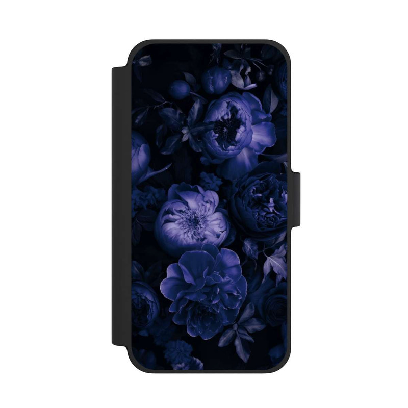 iPhone 12 mini NIVOflip Victorian Grandeur Large Flowers Purple Mit KI