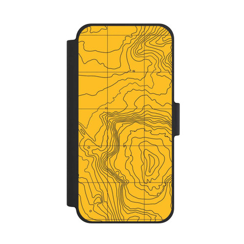 Apple iPhone 12 mini NIVOflip Berg gelbe Linien