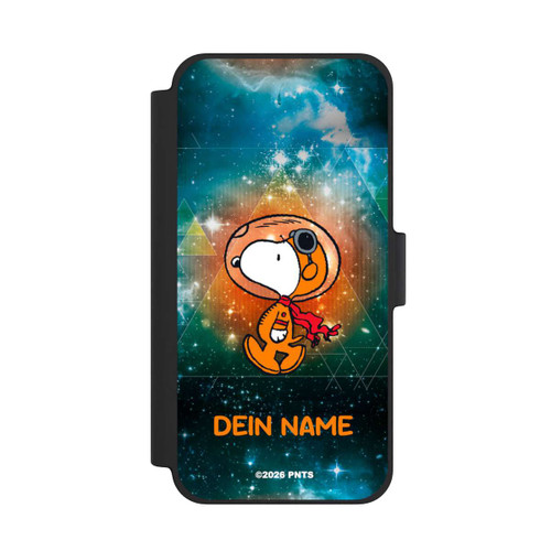 Apple iPhone 12 mini NIVOflip Snoopy Voyageur de l'espace Personnalisable