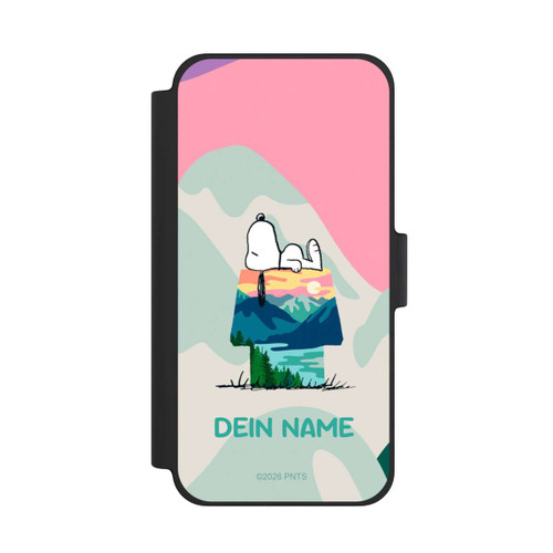 Apple iPhone 12 mini NIVOflip Snoopy Outdoor Personalisierbar