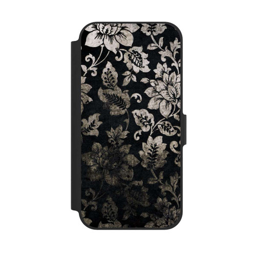 Apple iPhone 12 NIVOflip Silber Schwarz Vintage