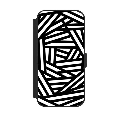 Apple iPhone 12 NIVOflip Einfach schwarz und weiß1