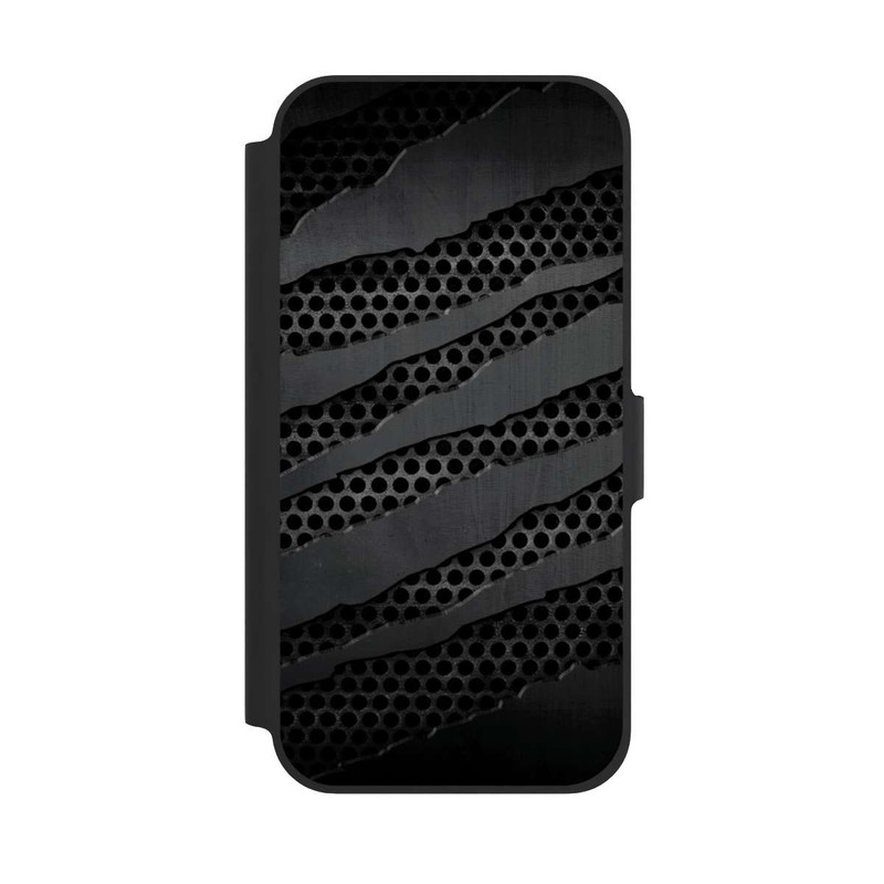 iPhone 12 NIVOflip Grey Metal Scratches
