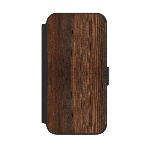 Apple iPhone 12 NIVOflip Walnut Wood Look