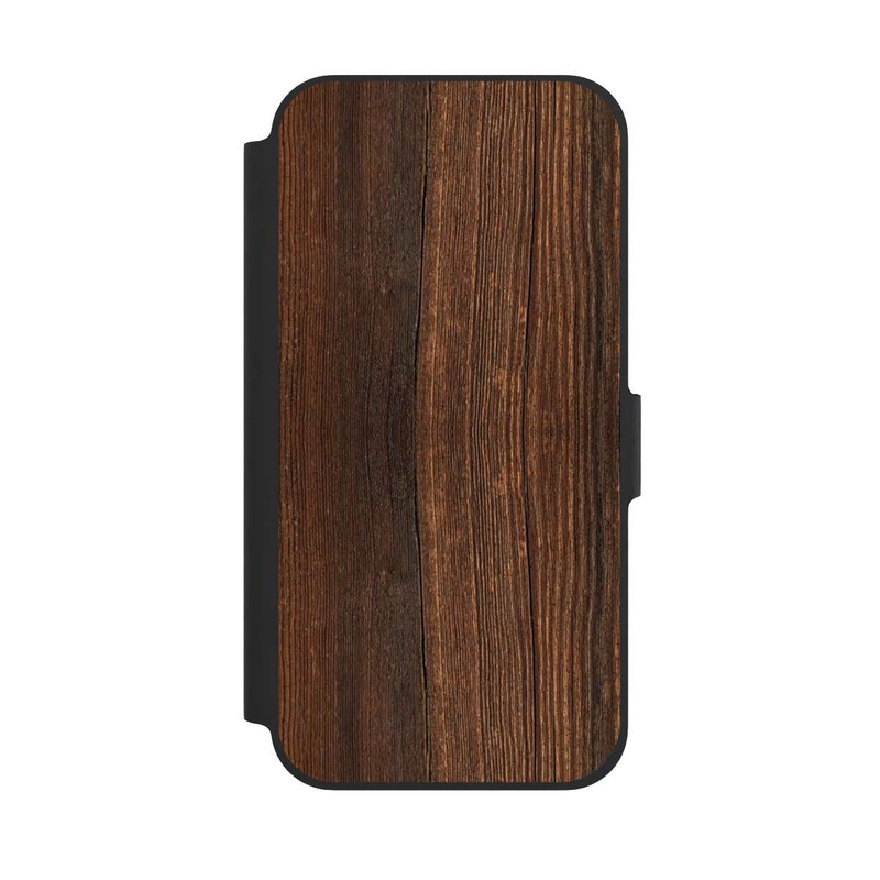 iPhone 12 NIVOflip Walnut Wood Look
