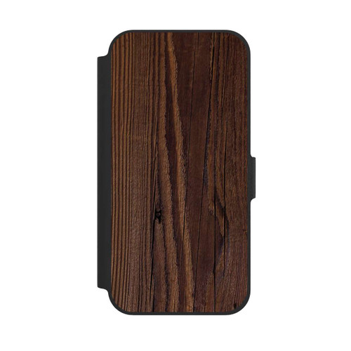 Apple iPhone 12 NIVOflip Maserung Holzlook