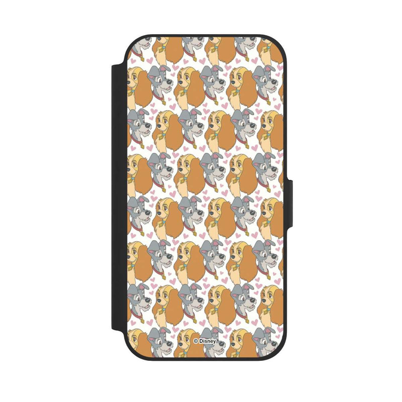 iPhone 12 NIVOflip Lady and the Tramp Pattern Hearts