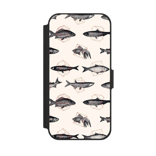 Apple iPhone 12 NIVOflip Fische in Geometrie
