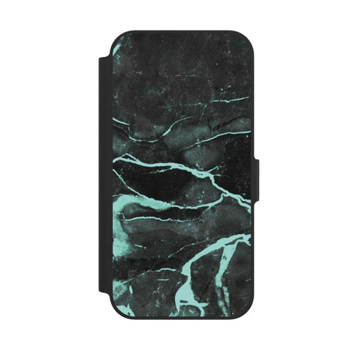 Apple iPhone 12 NIVOflip Grauer und blauer Marmor