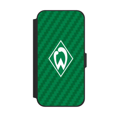 Apple iPhone 12 NIVOflip Carbonlook - Werder Bremen