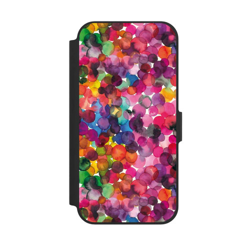 Apple iPhone 12 NIVOflip Überlappende Aquarellpunkte