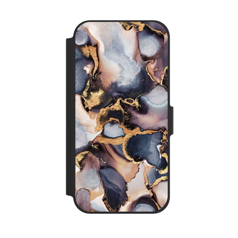iPhone 12 NIVOflip Impression Dreamy Ink Gris Or