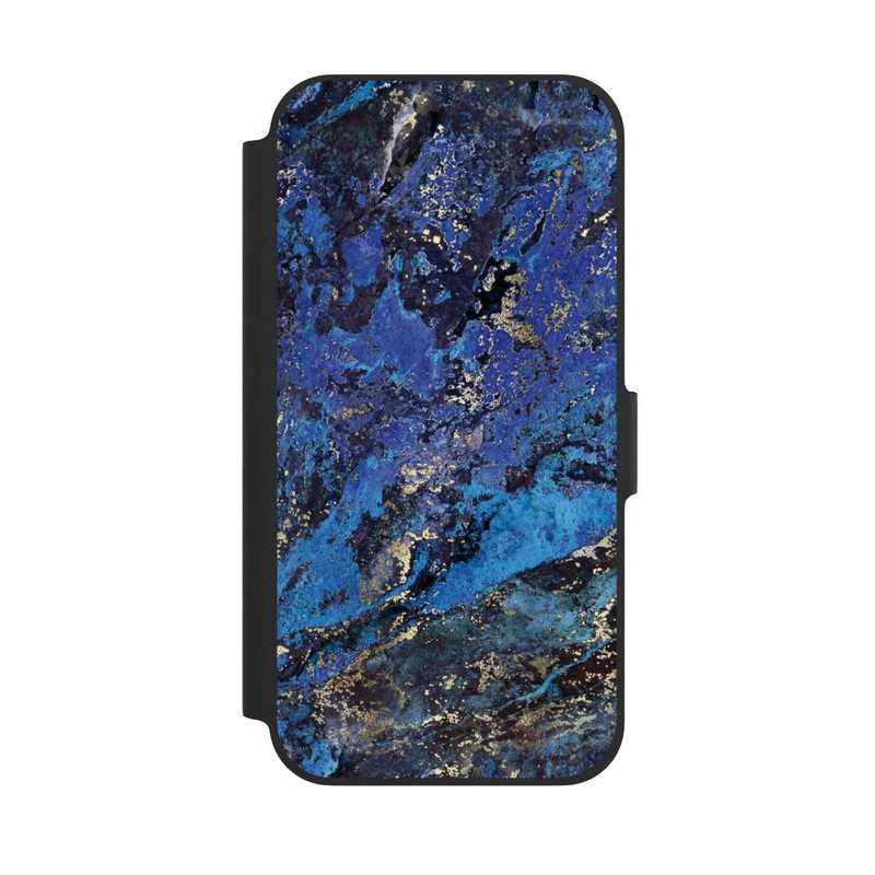 iPhone 12 NIVOflip Lapislazuli blau und gold