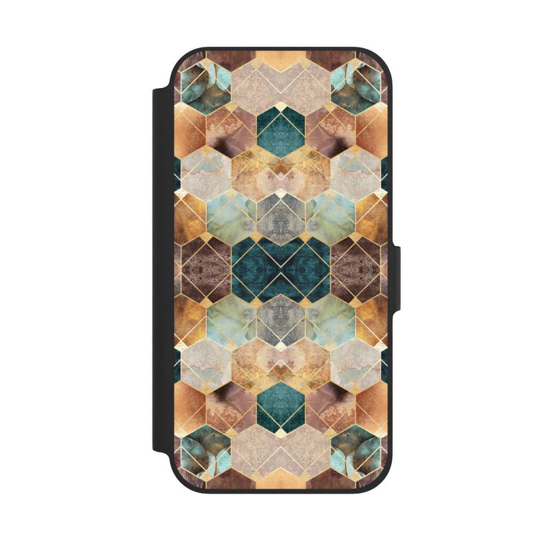 iPhone 12 NIVOflip Hexagones et diamants naturels