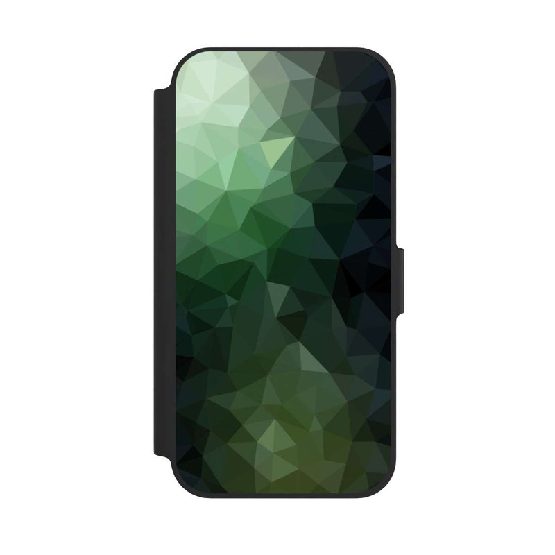 iPhone 12 NIVOflip Polygonal Mosaic Green