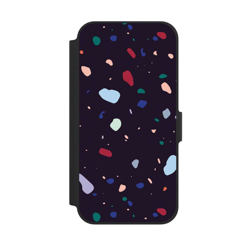 iPhone 12 NIVOflip Moderner dunkel abgerundeter Terrazzo