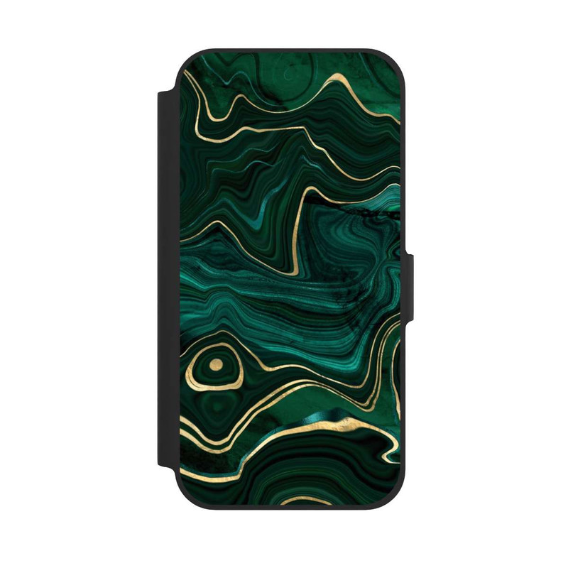 iPhone 12 NIVOflip Malachite gold print