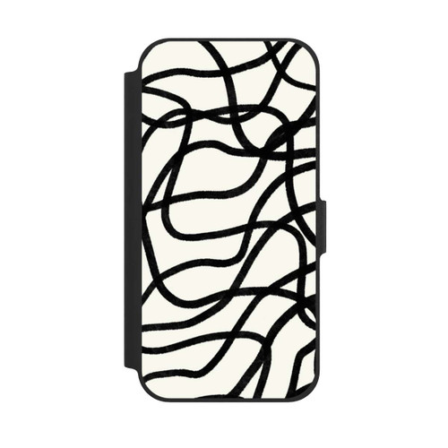 Apple iPhone 12 NIVOflip Schwarze Linien