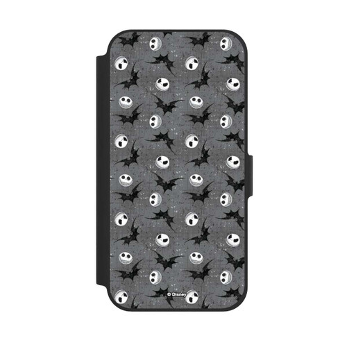 Apple iPhone 12 NIVOflip Jack Grey Pattern Tim Burtons Nightmare before Christmas