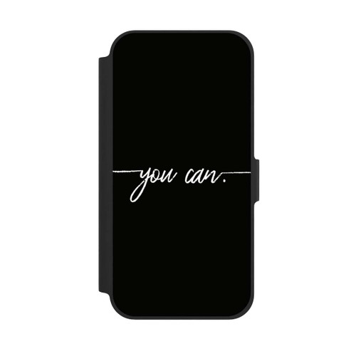 Apple iPhone 12 NIVOflip You Can Schwarz