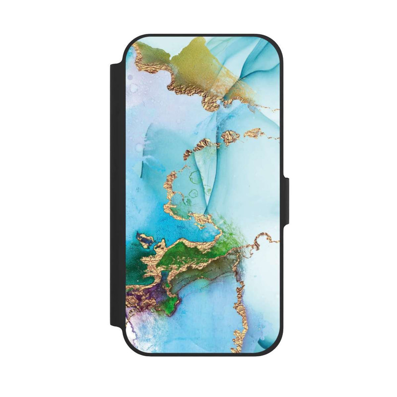 iPhone 12 NIVOflip Colourful Marble Glitterlook