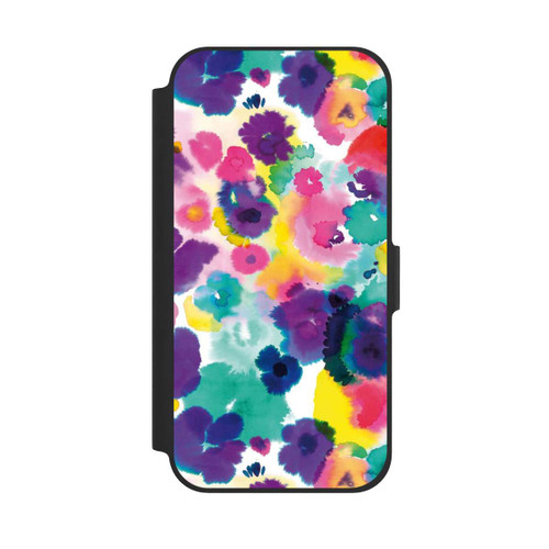 Apple iPhone 12 NIVOflip Aquarellblumen abstrakt