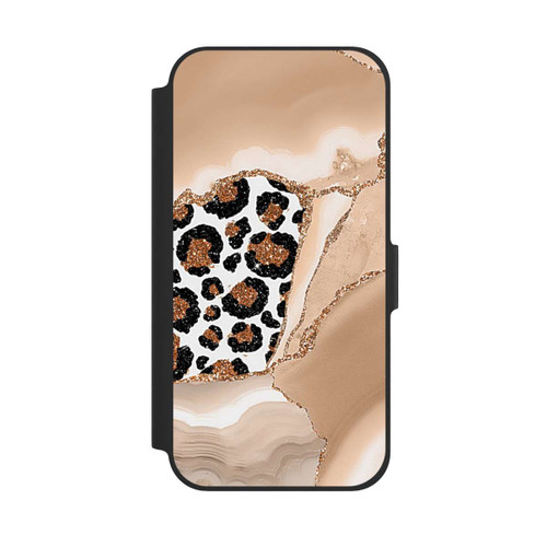 Apple iPhone 12 NIVOflip  Muster und Texturen Hellgold