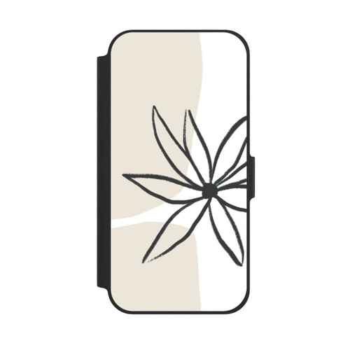 Apple iPhone 12 NIVOflip Blume und Creme