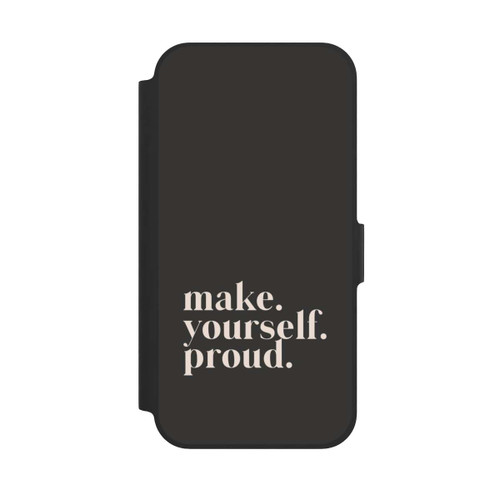 Apple iPhone 12 NIVOflip Make Yourself Proud Quote