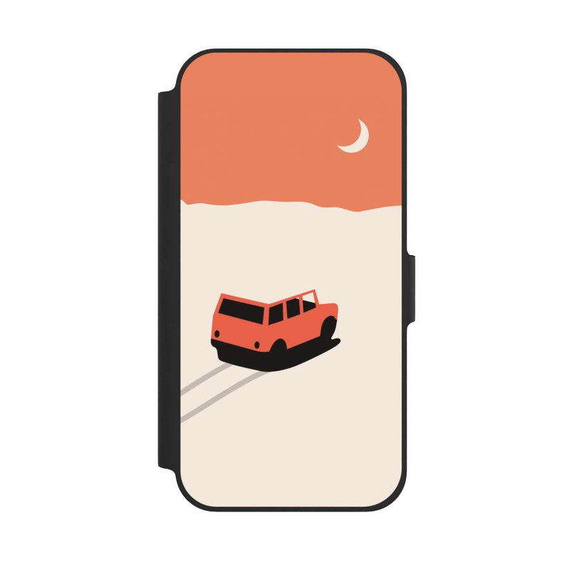 iPhone 12 NIVOflip Auto in der Wüste