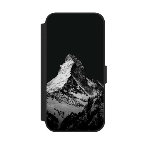 Apple iPhone 12 NIVOflip Snow Capped Mountains grey