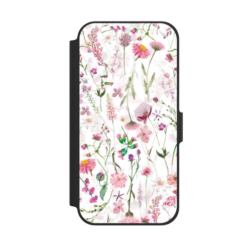 Apple iPhone 12 NIVOflip Rosa Blumenwiese