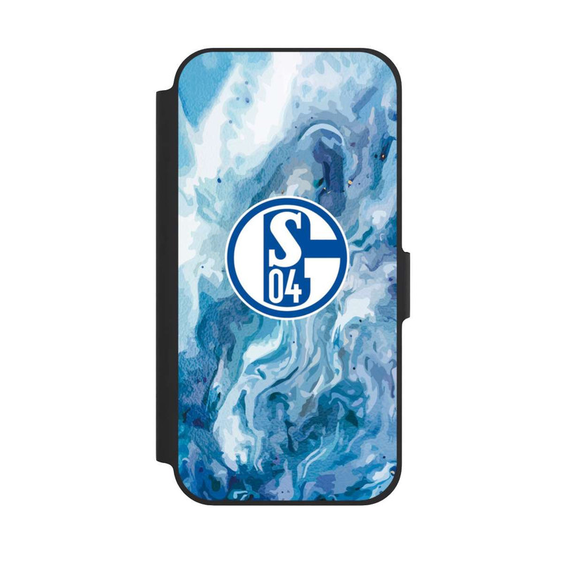 iPhone 12 NIVOflip Schalke 04 Flüssig Blau
