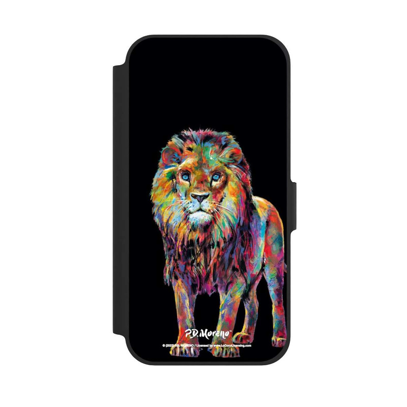 iPhone 12 NIVOflip Löwe Bunte Kunst von P.D. Moreno