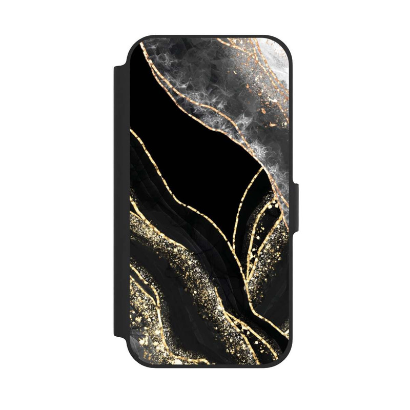 iPhone 12 NIVOflip Dark Marble Gold
