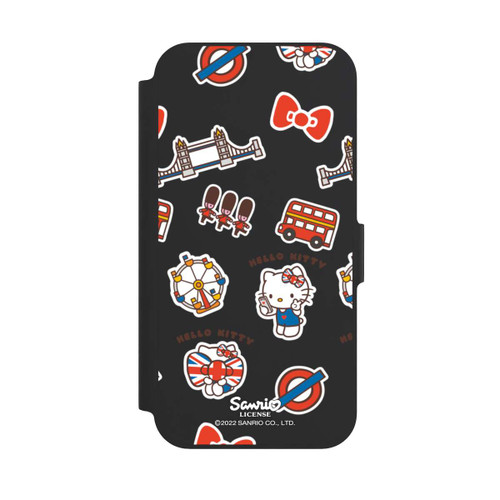 Apple iPhone 12 NIVOflip Hello Kitty Londoner Abzeichen Transparent