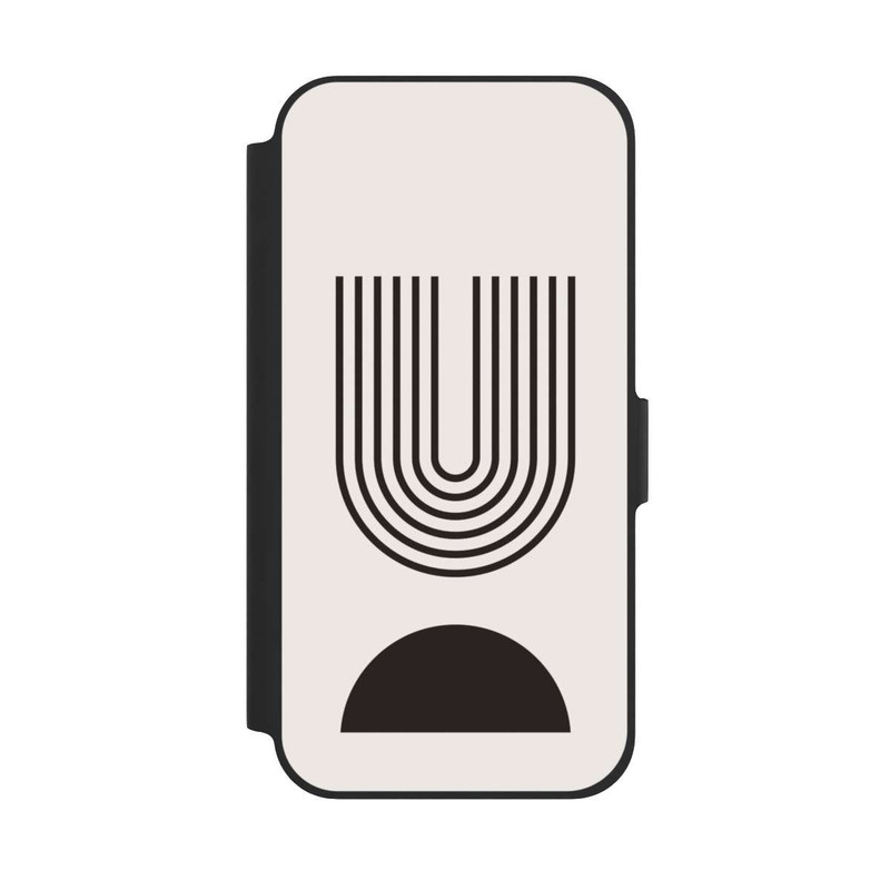 iPhone 12 NIVOflip Modern Art Black Lines