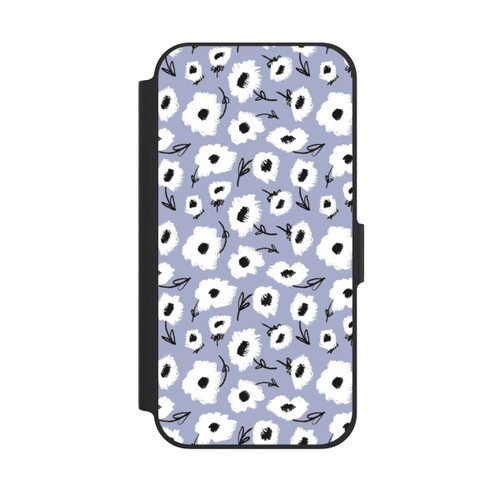 Apple iPhone 12 NIVOflip Pattern Fleurs Lilas