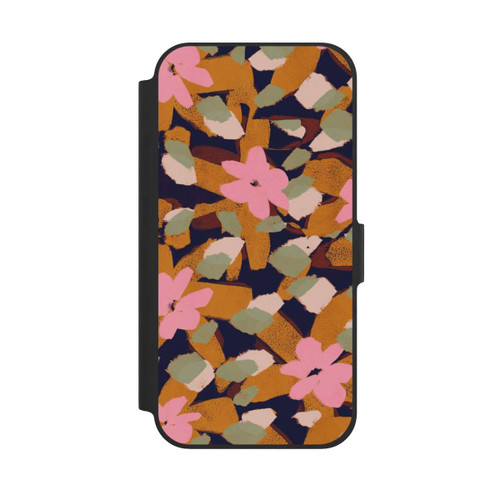 Apple iPhone 12 NIVOflip Pattern Fleurs Roses