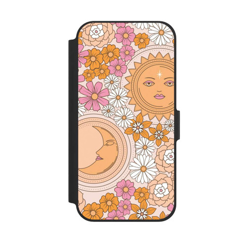 Apple iPhone 12 NIVOflip Mond-Sonne-Blumen