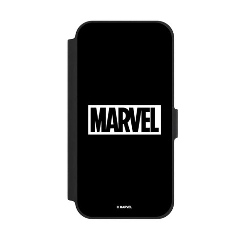 Apple iPhone 12 NIVOflip Marvel Logo Black