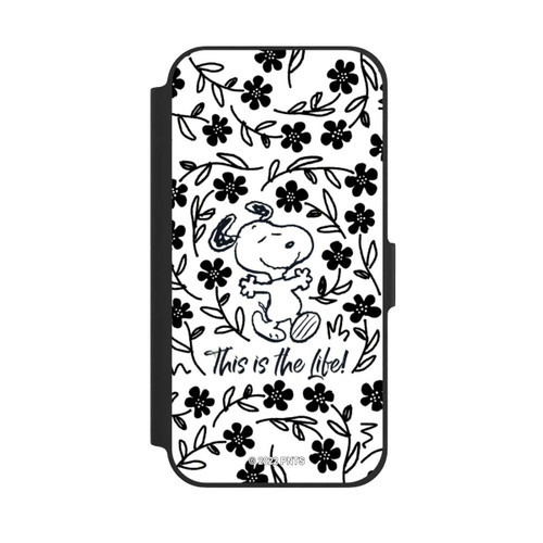 Apple iPhone 12 NIVOflip Snoopy This Is The Life Noir &amp; Blanc