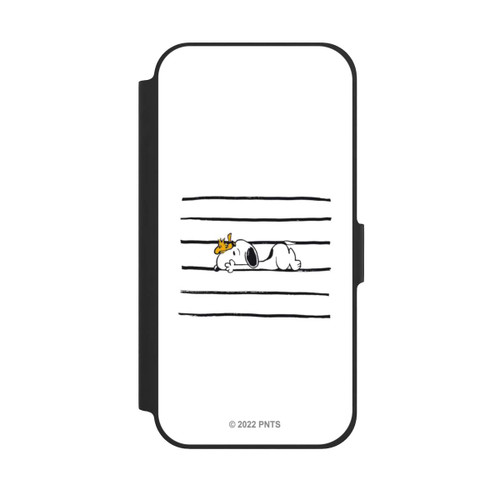 Apple iPhone 12 NIVOflip Snoopy Woodstock Streifen